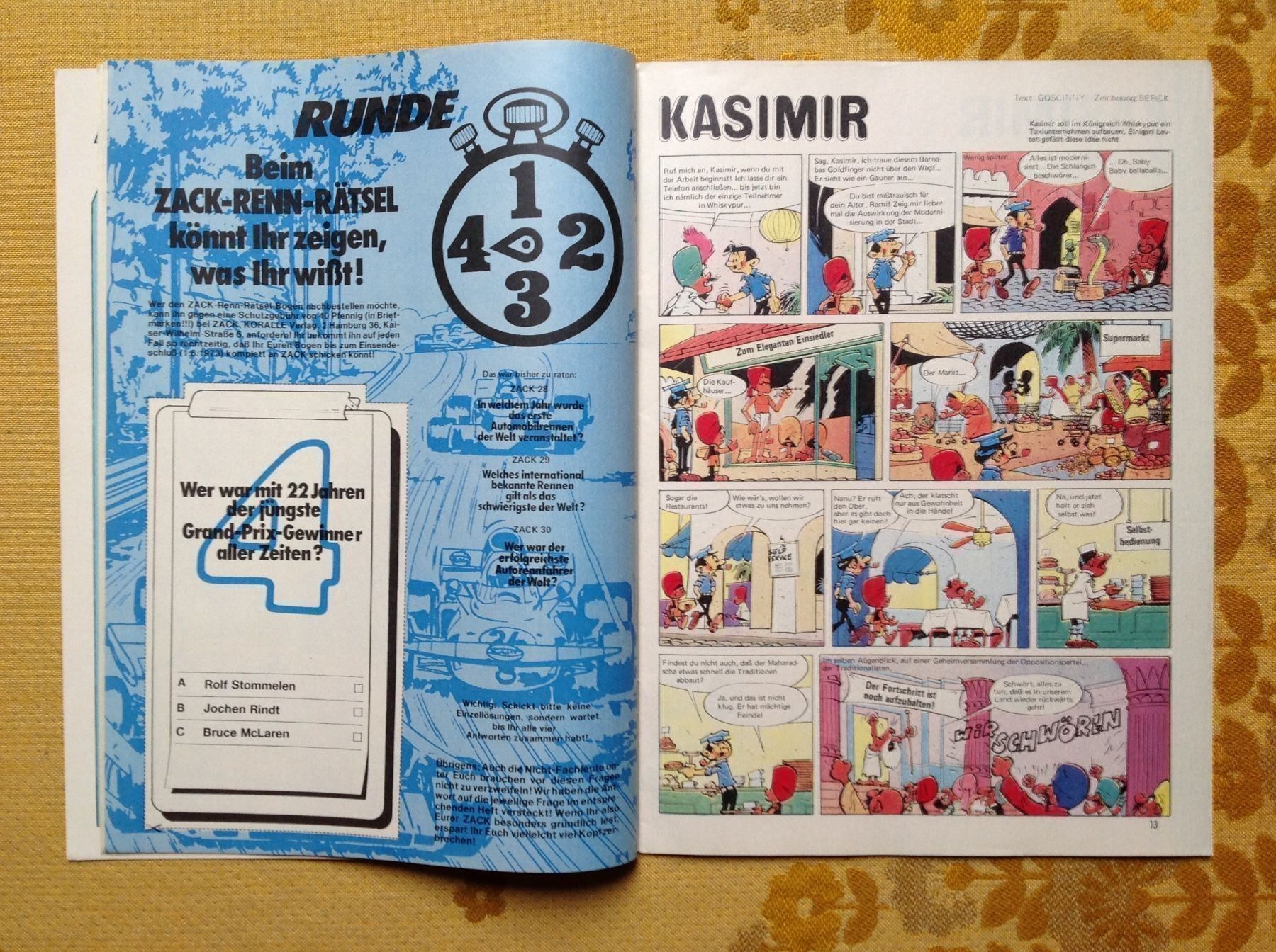 Fumetti: Zack Heft Nr 31 von 1973 – Usato da Endingen venduto da nathan05 2