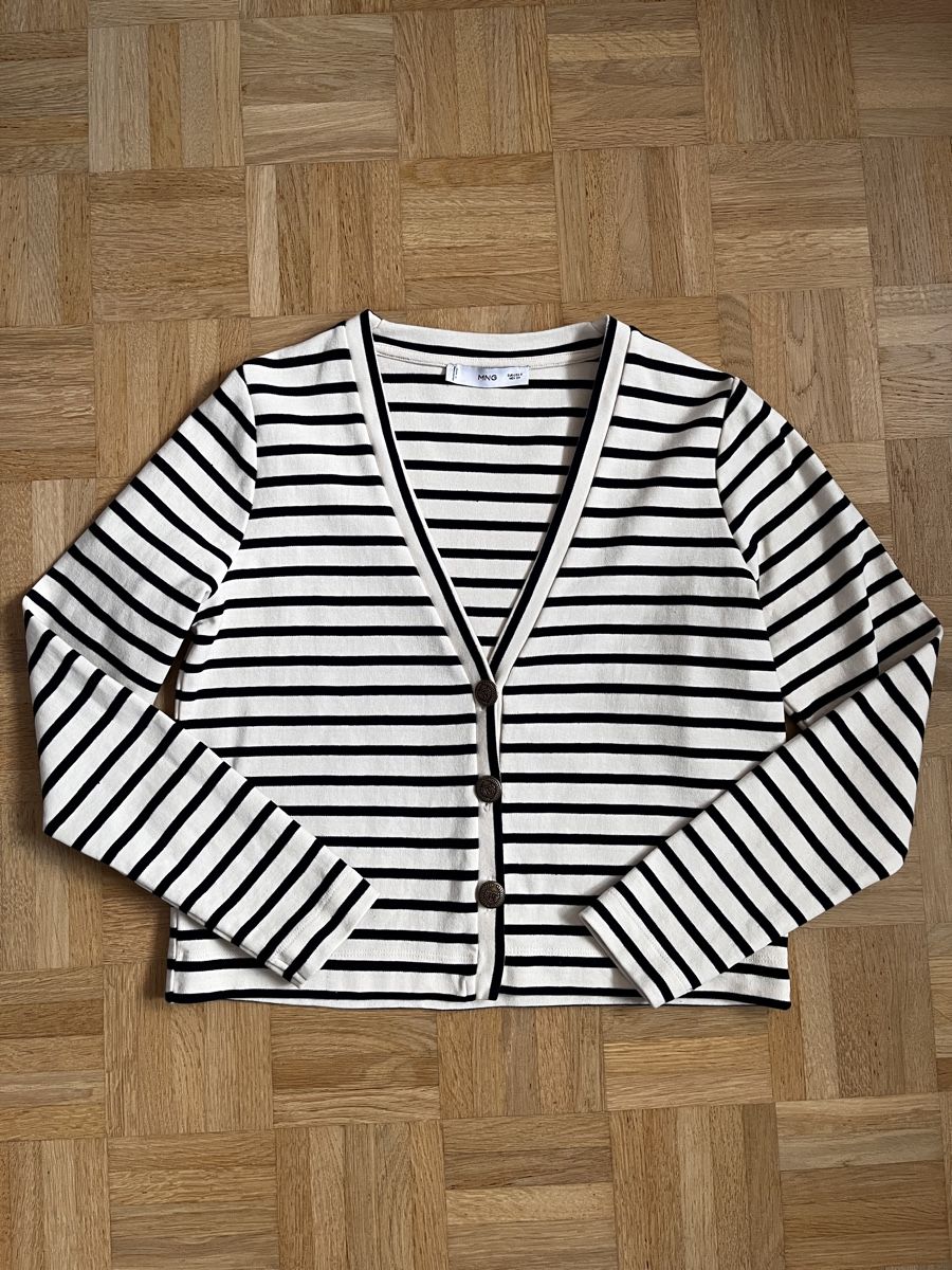 Mango Vestes: MNG kurze Strickjacke Gr. S, gestreift – D'occasion à Zürich par Kleanthy 4