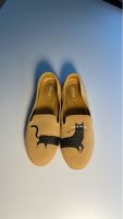Vivaia Embroidered Loafers, Size 39