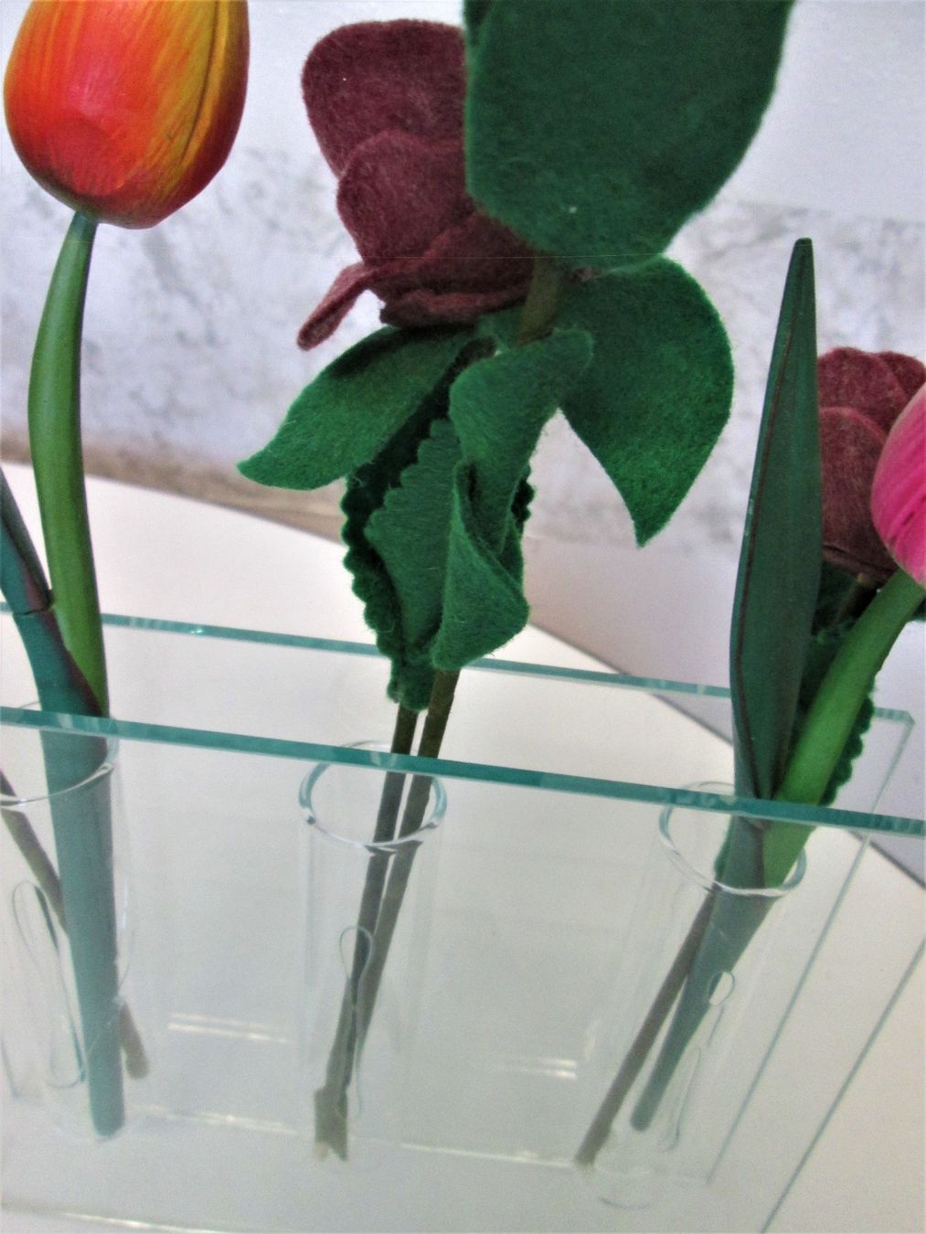 Vase & Récipients: Original Glasblumenvase – D'occasion à Sementina par babucia 2