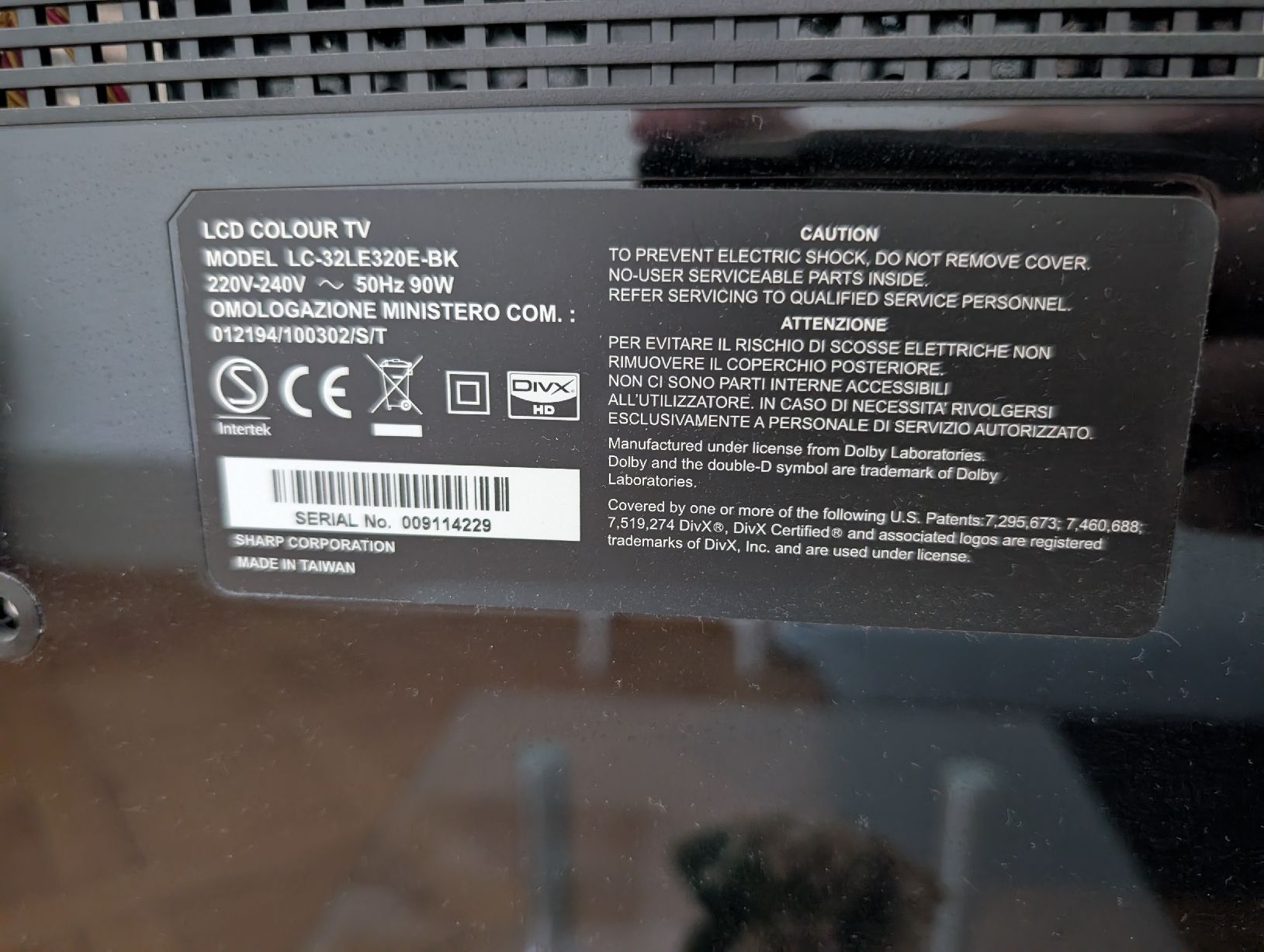 Sharp Fernseher: Téléviseur Sharp Aquos - occasion – Gebraucht aus Biel/Bienne von ala_g5ph 3