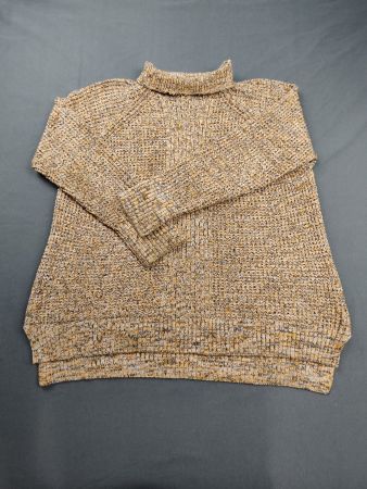 Pelle Pelle | pull beige moutarde chinée | taille XL homme