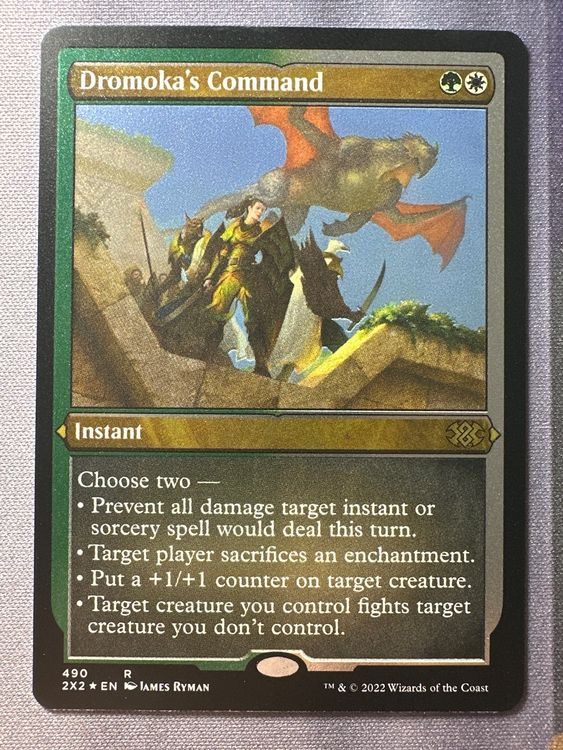 Dromoka’s Command ETCHED FOIL 490 Double Masters 2022 Kaufen auf Ricardo