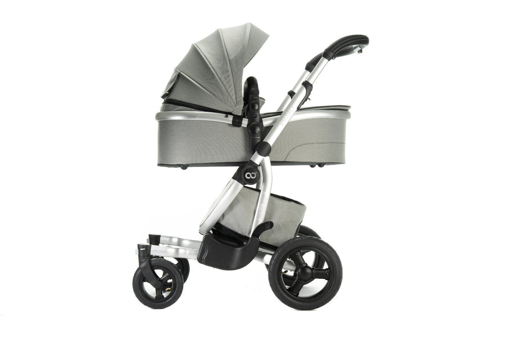 Kinderwagen Snoozy mit Sitz und Liegewanne/dunkel-&hellgrau (Neu und ...
