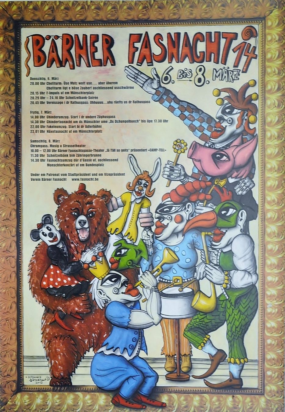 Foto & Immagini: Bärner Fasnacht – Usato da Bern venduto da Vintage-Art-Poster 4