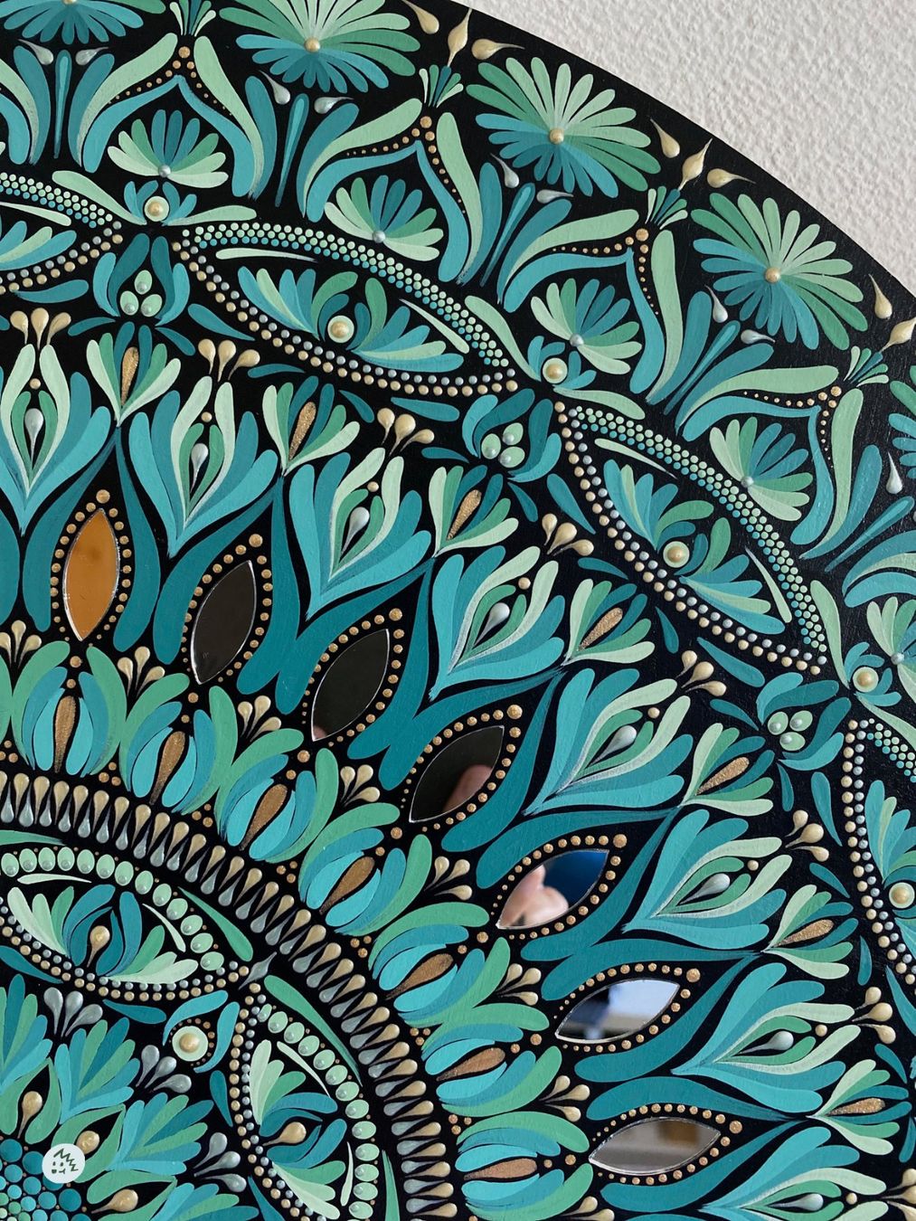 Dipinti: Mandala auf Holz, Mandala Bild, Gemälde, Geschenk, Kunst – Nuovo e nell'imballaggio originale da Fanas venduto da Omibia 2