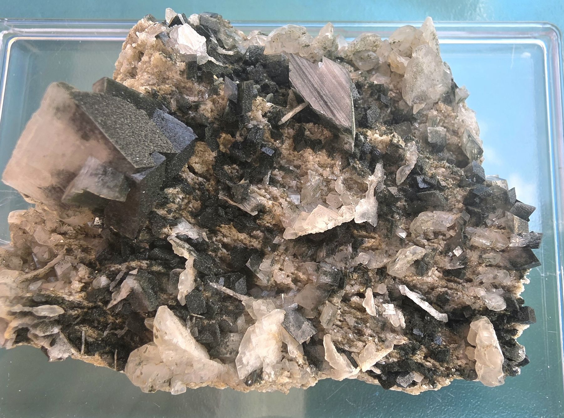 Mineralien & Heilsteine: Mineralien: Calcit mit Adular. Chummibort Binntal – Gebraucht aus Glis von nbu_65ys 7