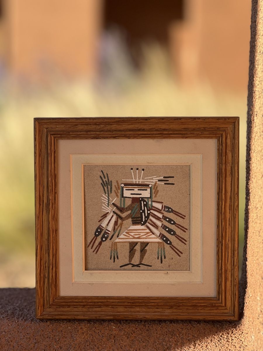 Dipinti: Navajo native sand art – Usato da Lausanne venduto da NYC67 1