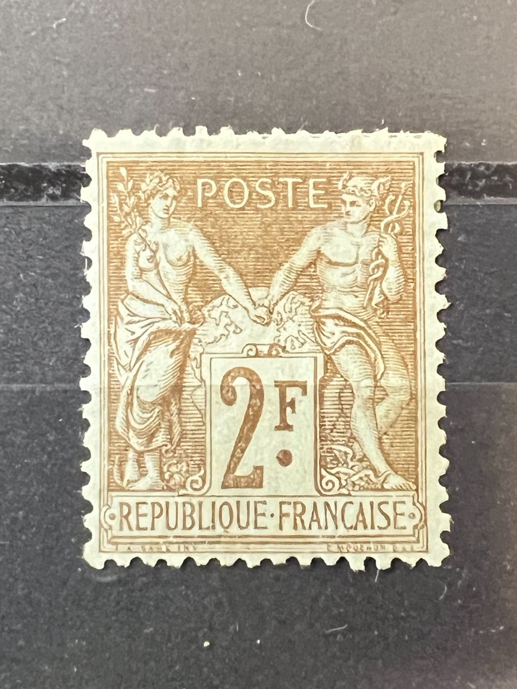 Tutti i francobolli: // Type Sage Num 105 Neuf * – Nuovo e nell'imballaggio originale da Lausanne venduto da ffhoud