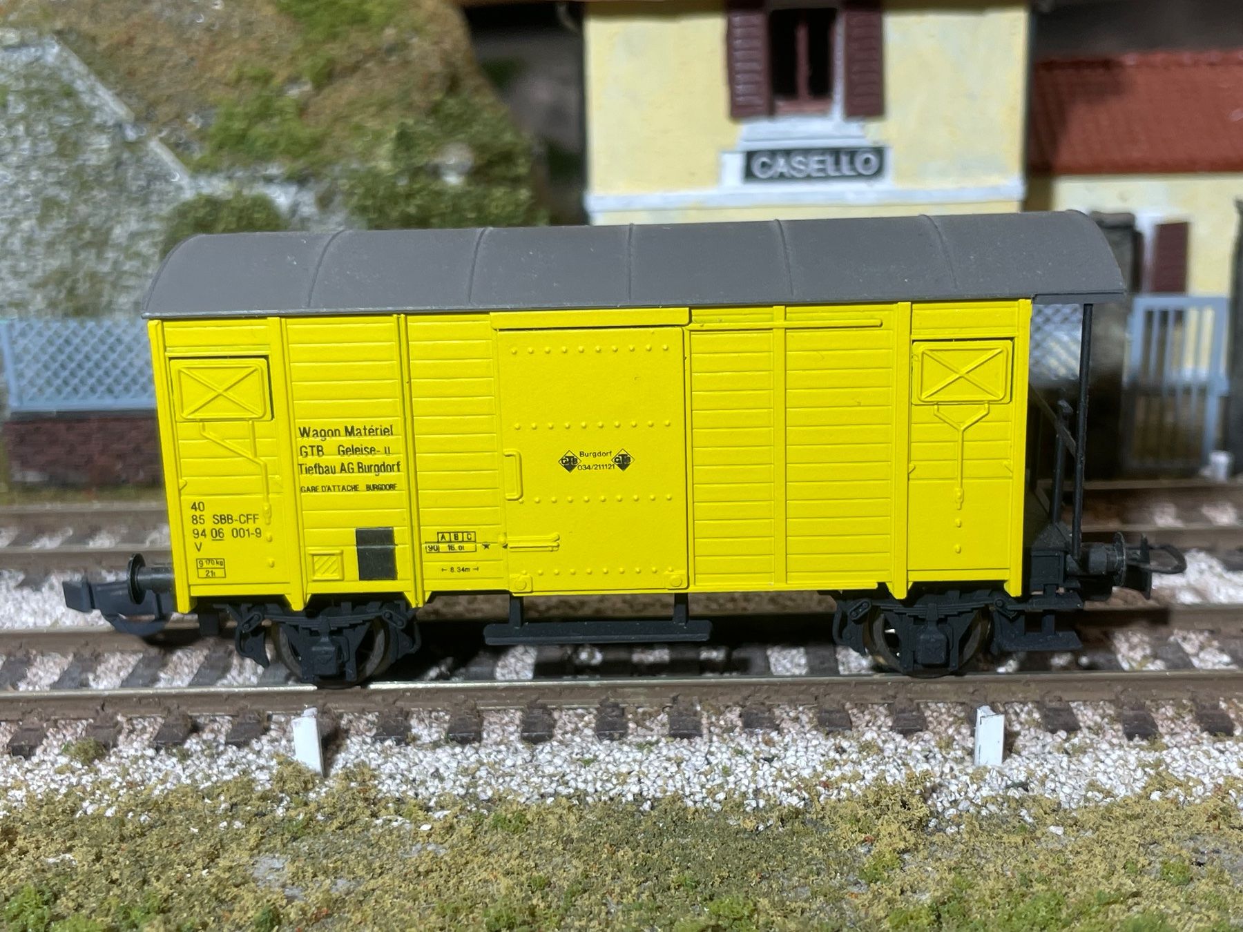 Born Modellini di ferrovie: AKU / evt. Born ?, GTB Güterwagen K2 – Nuovo (secondo la descrizione) da Krummenau venduto da ferrotech 3