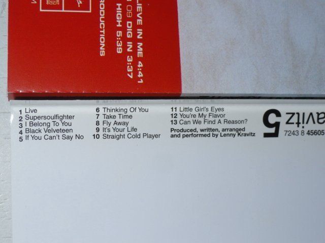 CD: 2CD's - Lenny Kravitz [Virgin] – Usato da Unterbäch venduto da xazuq 4