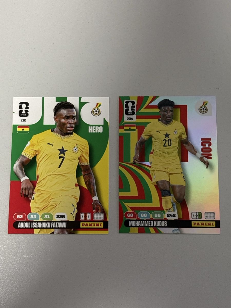 Panini Carte collezionabili: Panini 2026 - 210/204 Ghana – Nuovo (secondo la descrizione) da Oberbuchsiten venduto da Bananefrappe93