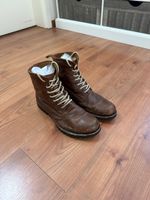 Herren Leder Boots Braun EU41-42
