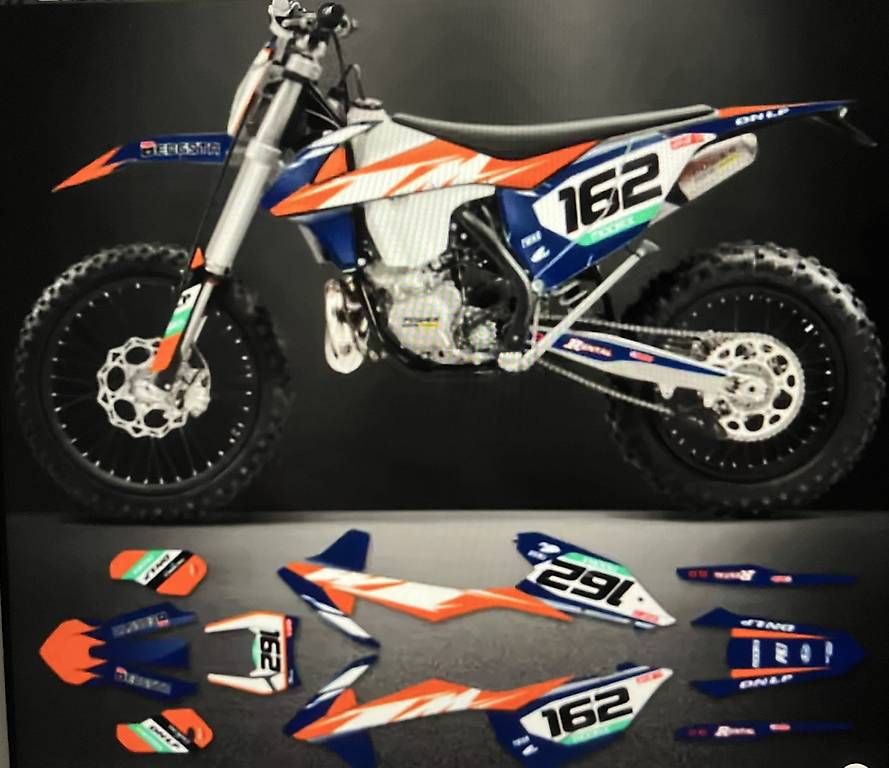 Enduro: KTM exc 2019 Decal Kit/Dekor Kit /Klaberset – Usato da Thun venduto da Racing0 1