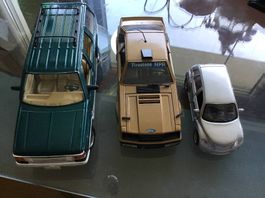 3 x Modellautos zusammen