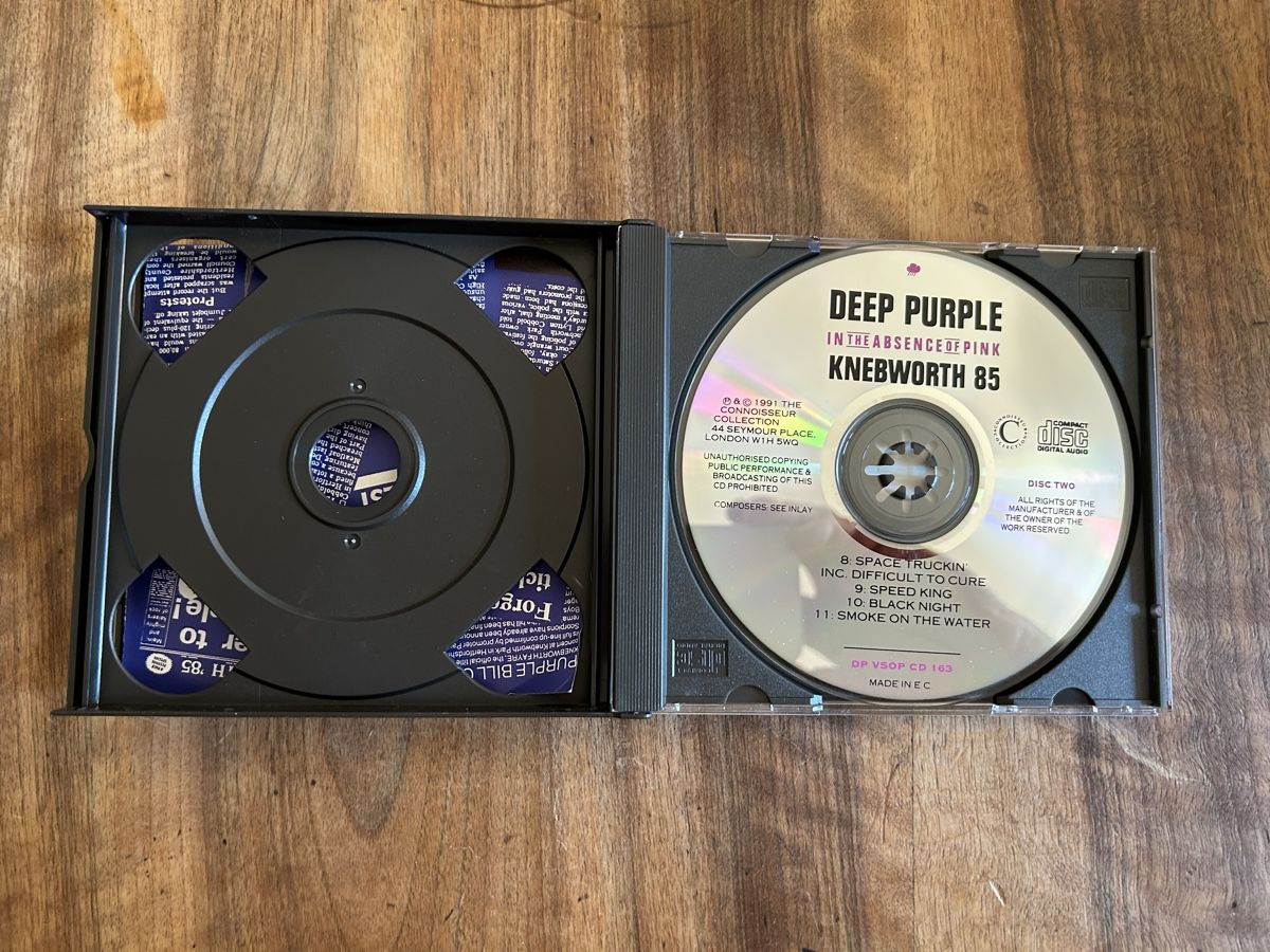 CD: Deep Purple - Knebworth 85 -  Original Doppel CD – Usato da Bern venduto da Carhead 3