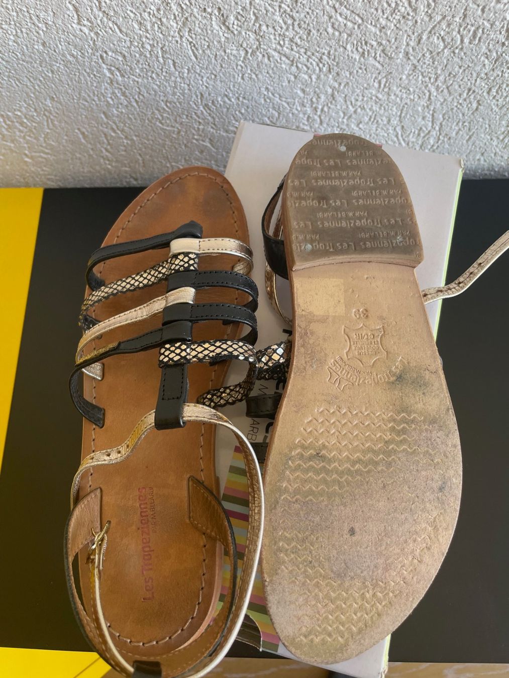 Scarpe da donna: Sandales Tropézienne taille 39 – Usato da Martigny venduto da ritonlgazon 1