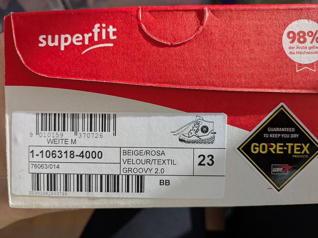Scarpe per ragazze: Neue Superfit Groovy Grösse 23 – Usato da Stäfa venduto da FloStauf 1