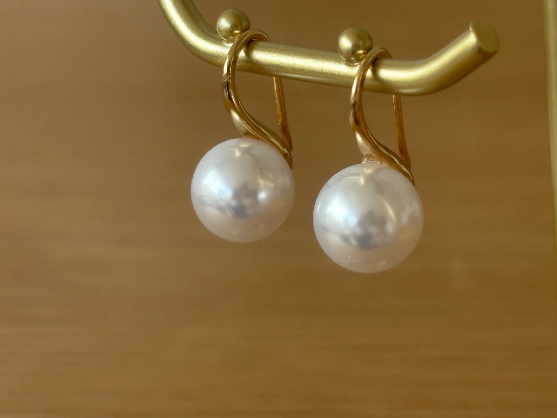 Orecchini pendenti & Orecchini a lobo: Luxus Elegante Ohrstecker  Kunstperlen Farbe: Gold – Nuovo (secondo la descrizione) da Biel-Bienne venduto da Roserosse13 2