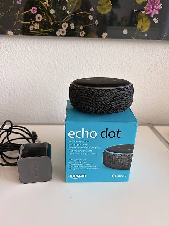 Amazon Lautsprecher: Amazon Echo Dot 3. Gen.  Anthrazit, inkl. OVP & Netzteil – Neu (gemäss Beschreibung) aus Zürich von ncolucci