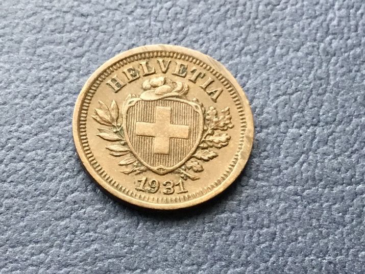 Tutti le monete: 1 Rappen 1931 – Nuovo (secondo la descrizione) da St. Margrethen SG venduto da alfapeugeot10