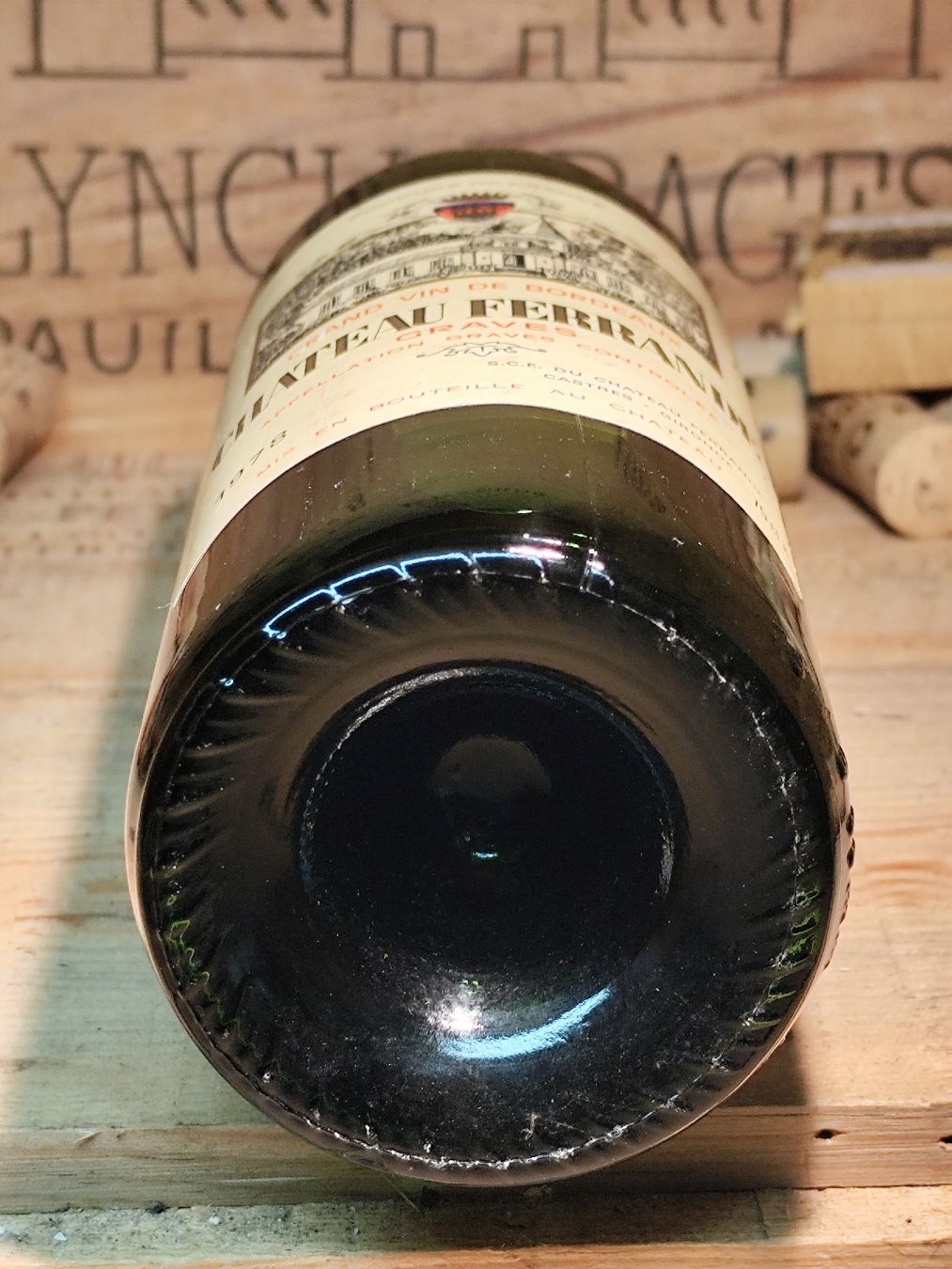 Vino: 1978 Bordeaux, Chateau Ferrande, Graves – Nuovo e nell'imballaggio originale da Büsserach venduto da Vintage-vins 3