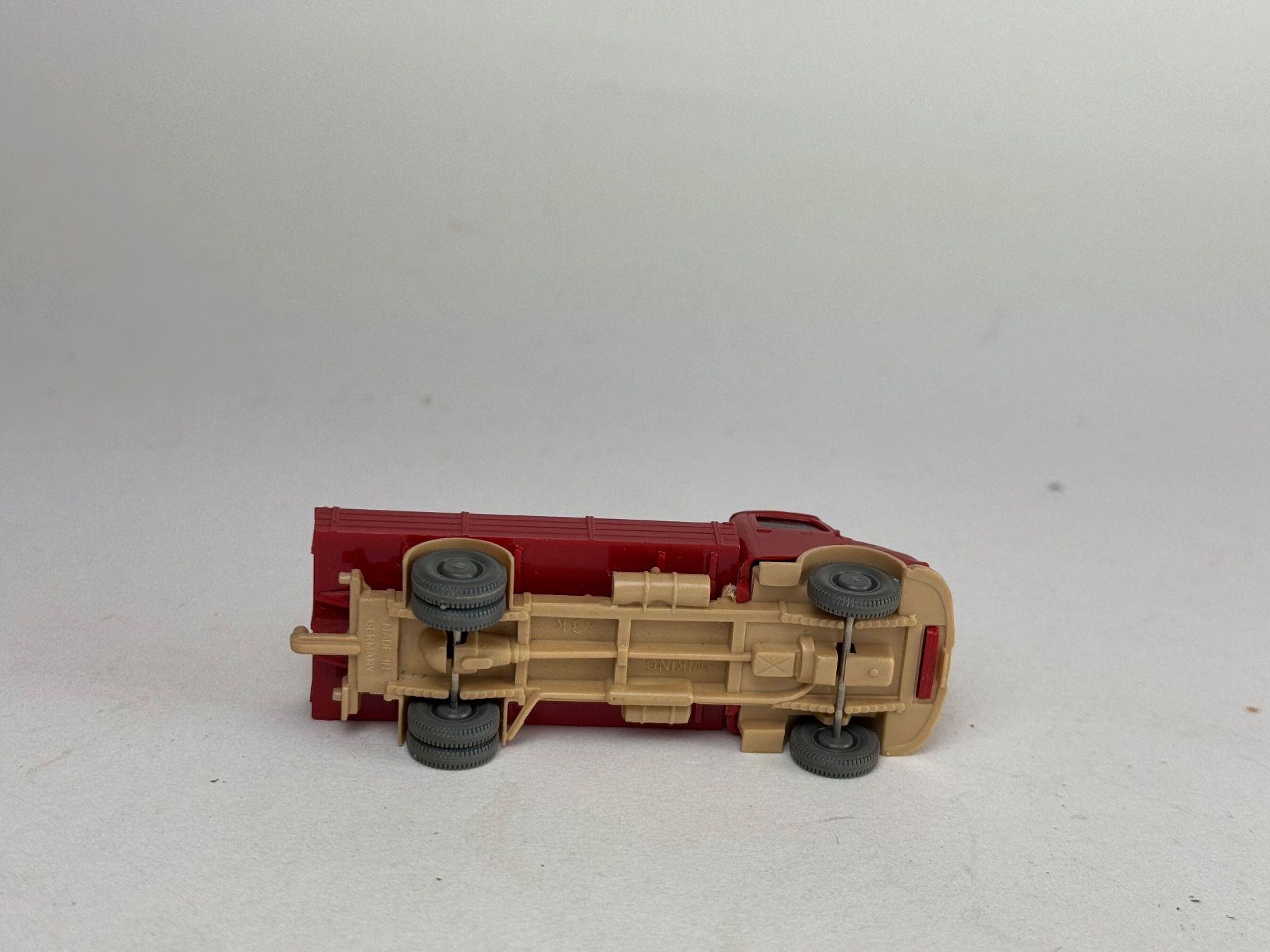 Wiking Modellini d'auto: Wiking Mercede 1413 Pritsche rot/beige – Usato da Elm venduto da Wikmtz 2