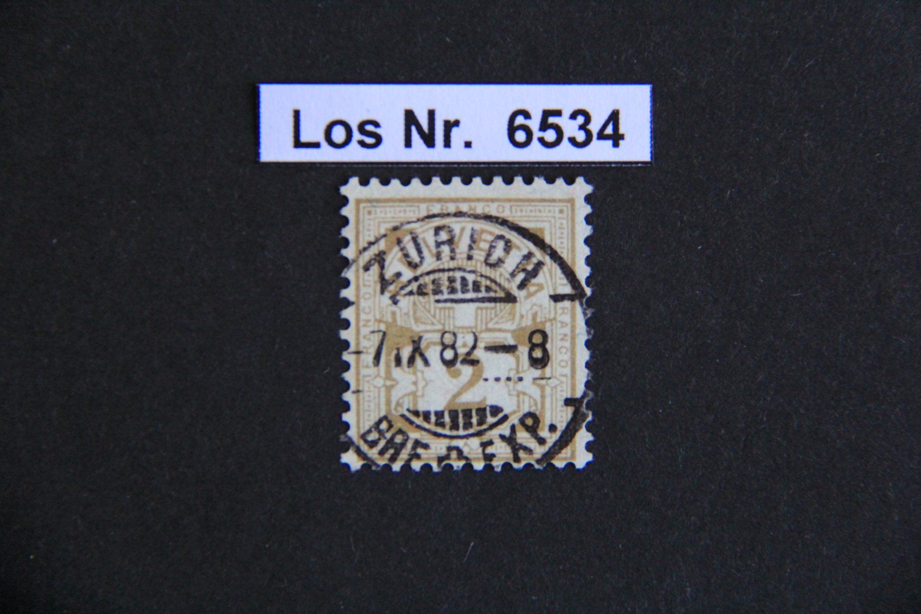 Alle Briefmarken: CH 1882 sauberer Vollstempel                        Los 6534 – Gebraucht aus Volken von jukon65