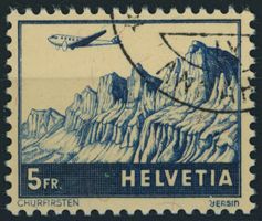 1941 - Flugpost - Landschaften - gestempelt