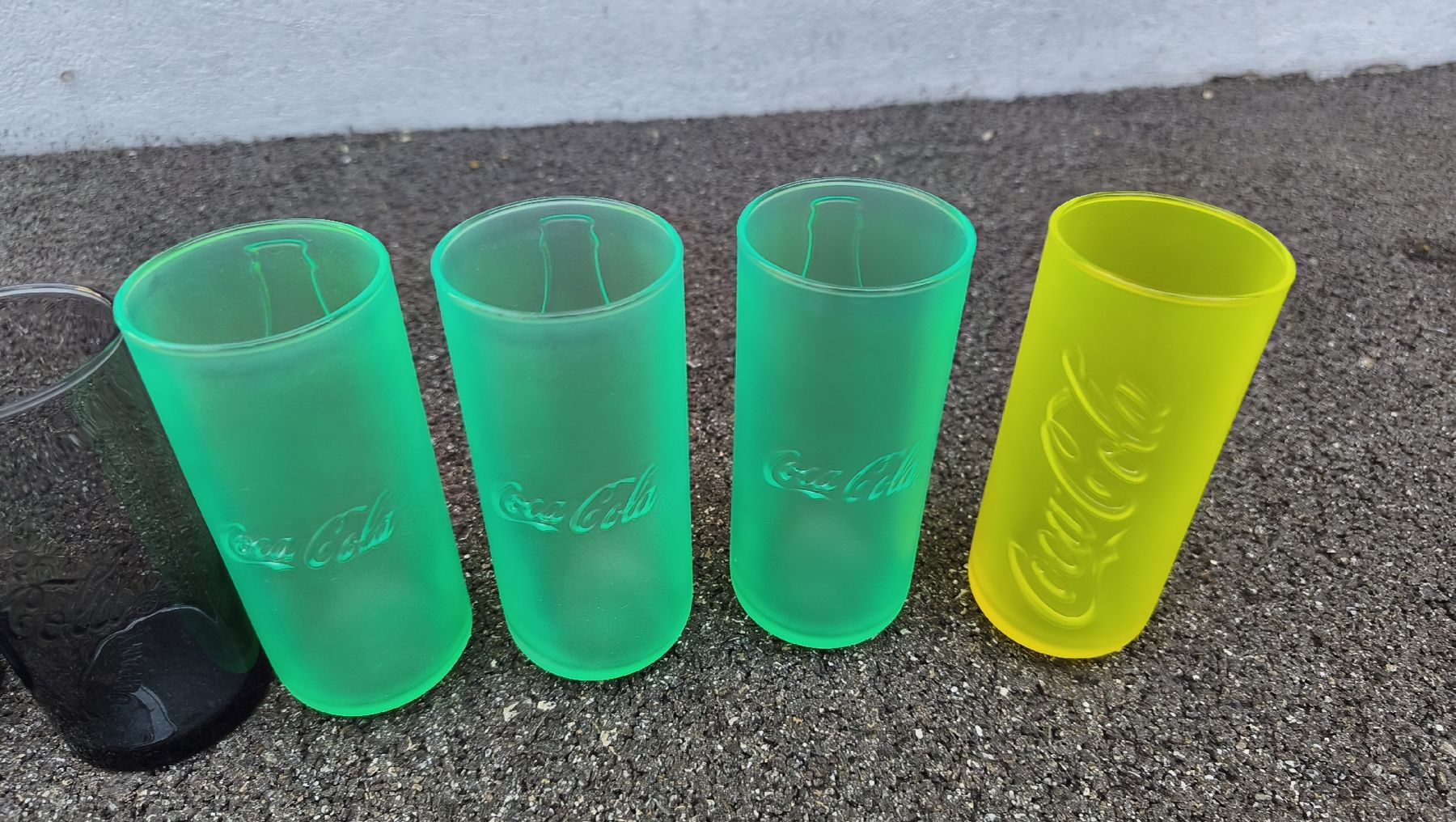Coca-Cola Bicchieri: coca cola gläser – Usato da Büsserach venduto da Karri 1