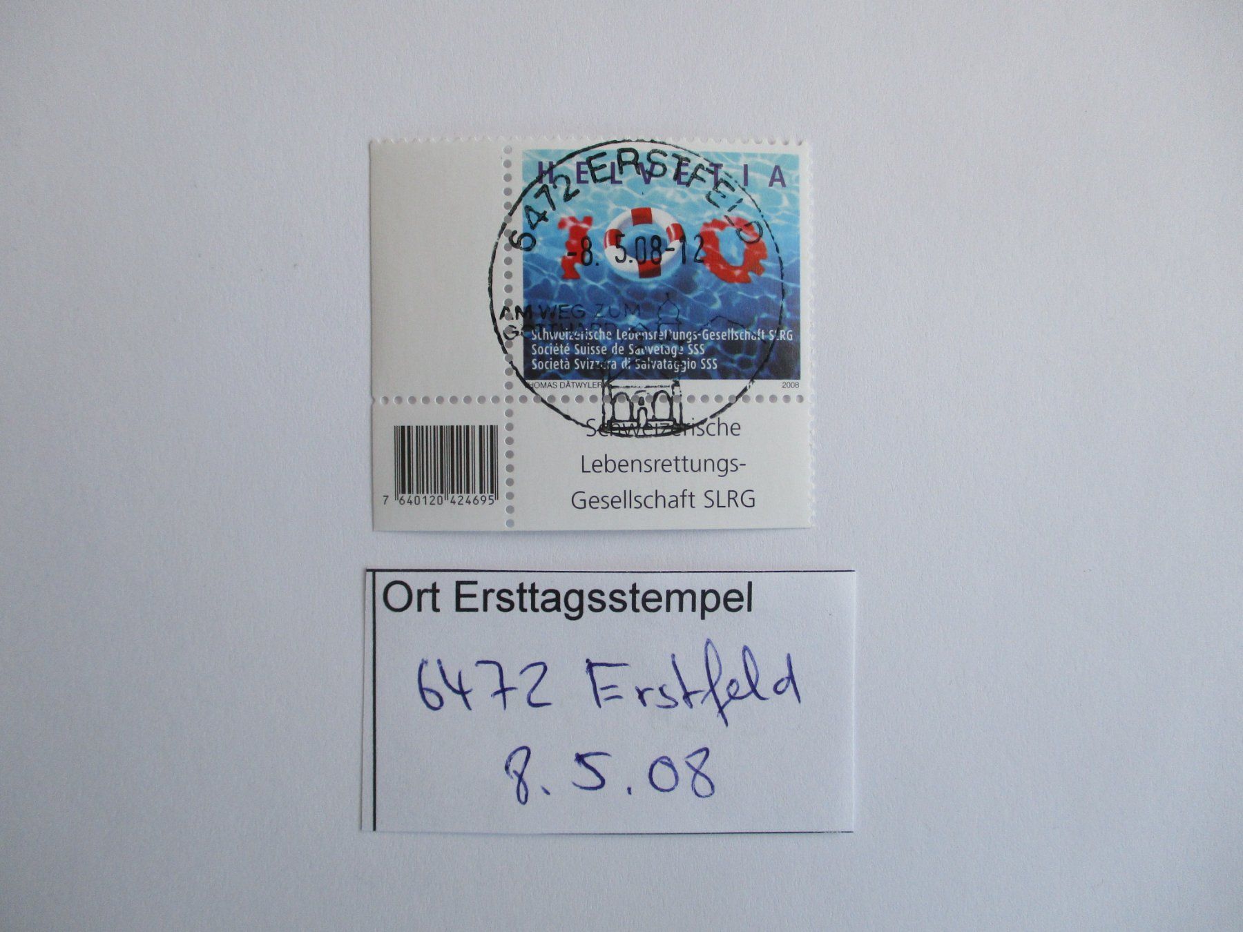 Tutti i francobolli: Voll Ort Ersttagsstempel 6472 Erstfeld – Usato da Langnau b. Reiden venduto da Aktuell88