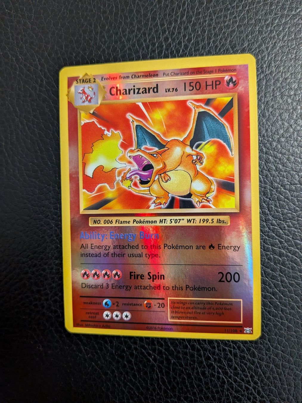 Pokémon Sammelbilder & Trading cards: 2016 Evolutions Charizard rare reverse 11/108 Ab 1 – Gebraucht aus Paradiso von Pkmn10 1