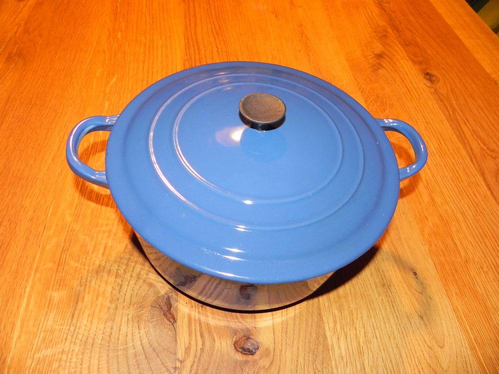 Le Creuset Dutch Oven Rundtopf Aus Emailliertem Gusseisen, 5,5 Liter, Schalotte – Für Schmoren, Braten Und Backen
