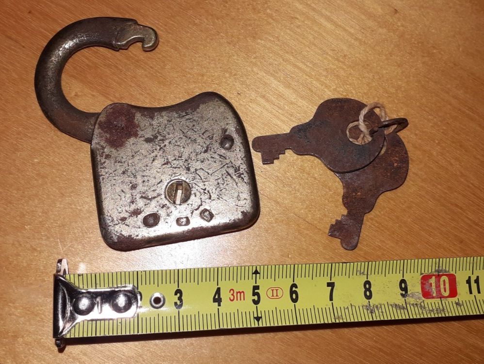 VCRANONR 3 Stück Vorhängeschloss Vintage Hängeschloss Panda