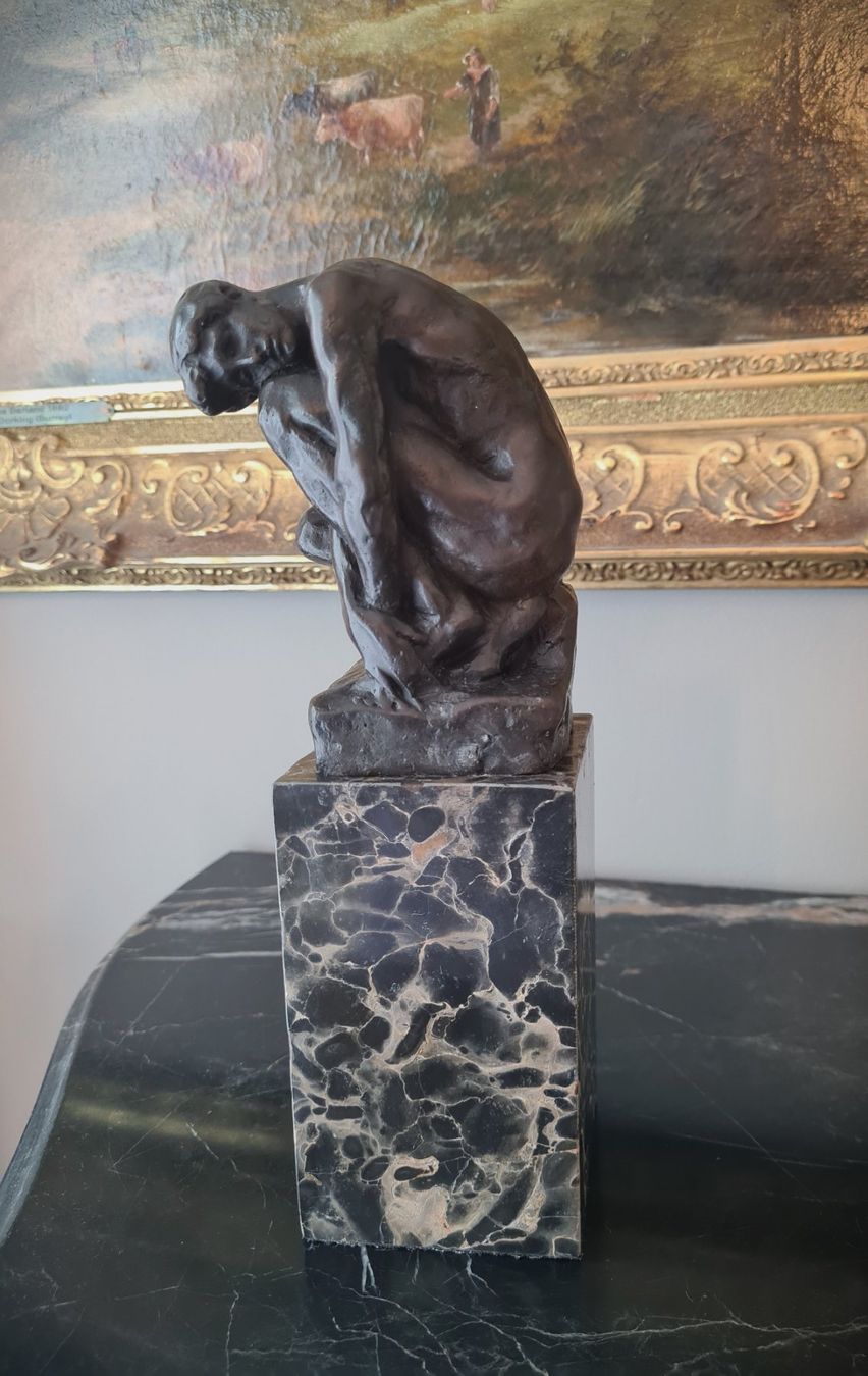 Sculture & Statue: Schöne Bronze Skulptur / "Der Denker" – Usato da Rotkreuz venduto da Dobermann5 2