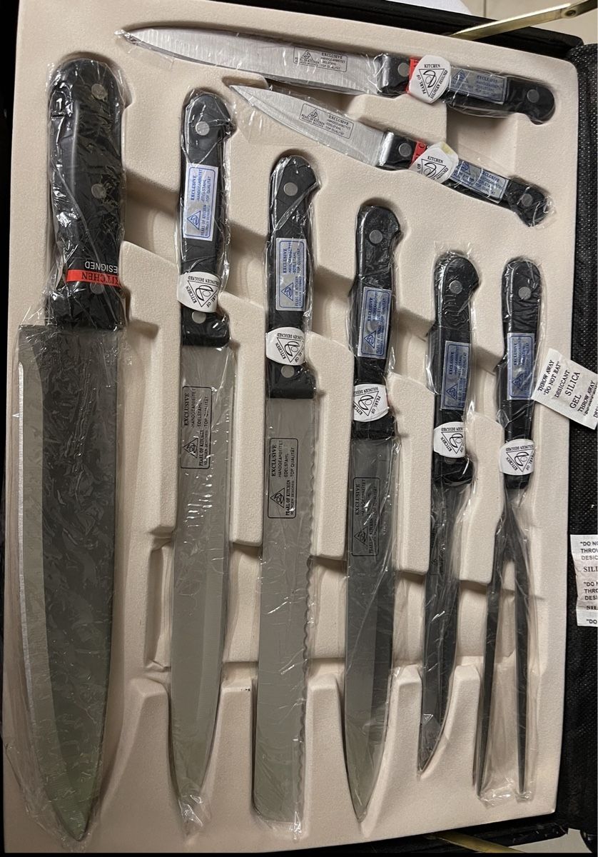 Solingen Coltelli: Carl Weill Solingen Messerkoffer-Set NEU – Nuovo e nell'imballaggio originale da Wohlen AG venduto da abaci 2