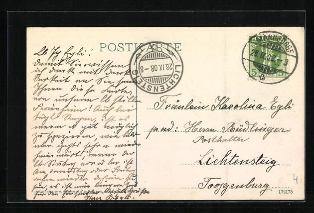 Cartoline postali: Männedorf, Zeller'sche Kapelle mit Beth – Usato da Berlin venduto da bartko-reher 1