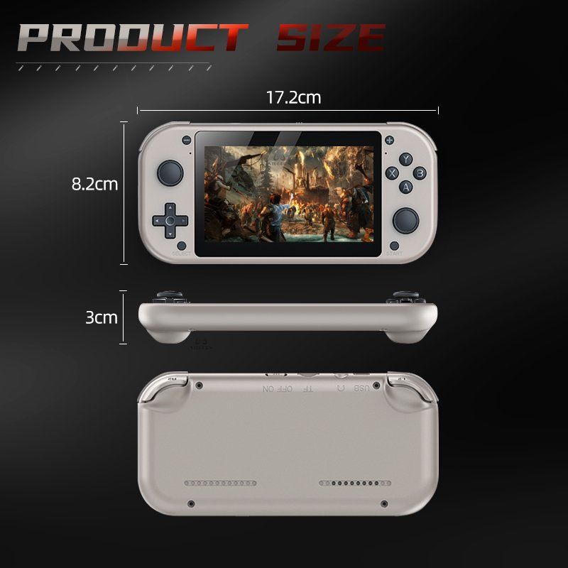 Console: 4,3" Retro-Handheld-Videospielkonsole Linux-System 128GB – Nuovo e nell'imballaggio originale da Genève venduto da Top-Trend 2