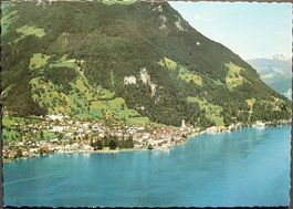 GERSAU am Vierwaldstättersee, Flugaufnahme