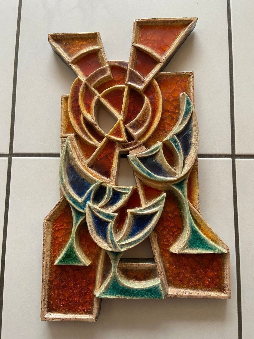 Sculture & Statue: Wandbild Skulptur Keramik / Glas – Usato da Aedermannsdorf venduto da Paula_anja