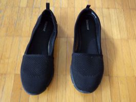 Damen Stoff Schuhe schwarz   Gr. 38   Dosenbach