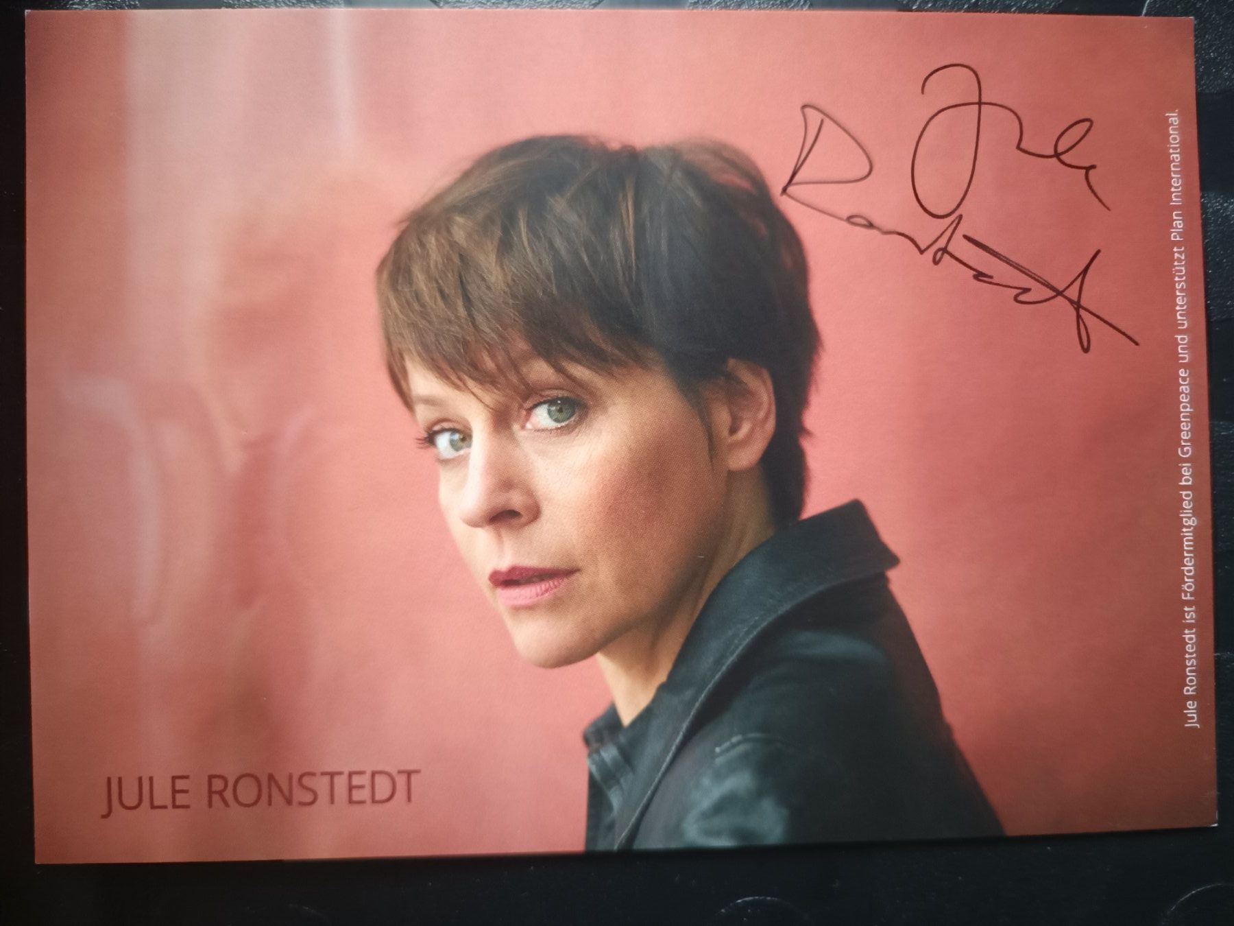 Autografi: Jule Ronstedt - signierte Autogrammkarte – Usato da Menziken venduto da Artographs