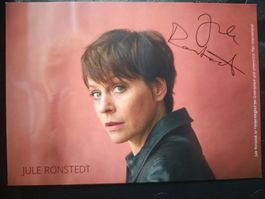 Jule Ronstedt - signierte Autogrammkarte