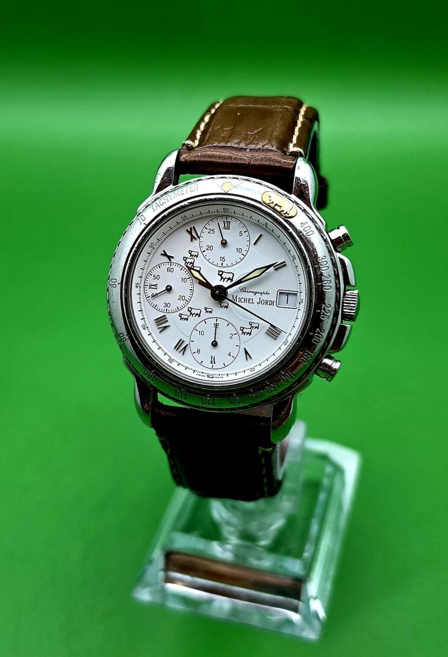 Valjoux Orologi: MICHEL JORDI ETHNO CHRONOGRAPH DATE AUTOMATIC VALJOUX – Usato da Neftenbach venduto da Taschen-Uhren 9