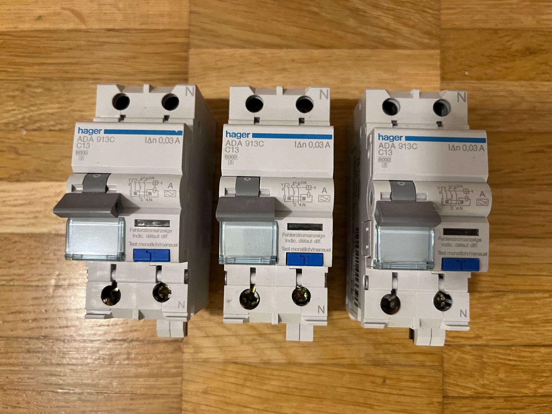Hager Interruttori: FI LS 13A 30mA. Hager. RCD – Usato da bern venduto da sanducci