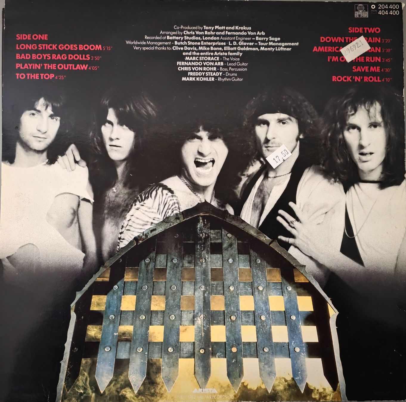 Dischi in vinile: Krokus LP – One Vice At A Time – Usato da Root venduto da atelier22 1
