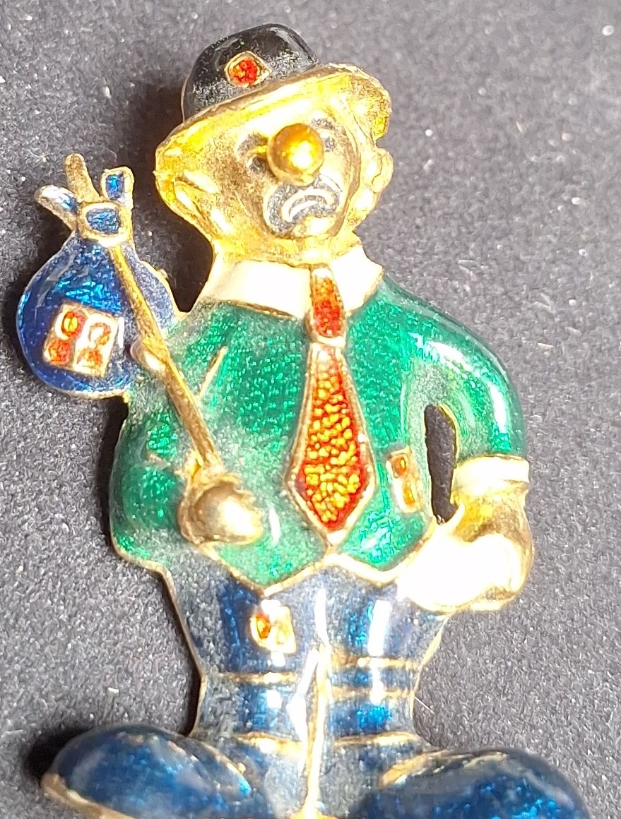 Plaketten & Abzeichen: Broche clown vintage émail  – Gebraucht aus Crans VD von Yobia8