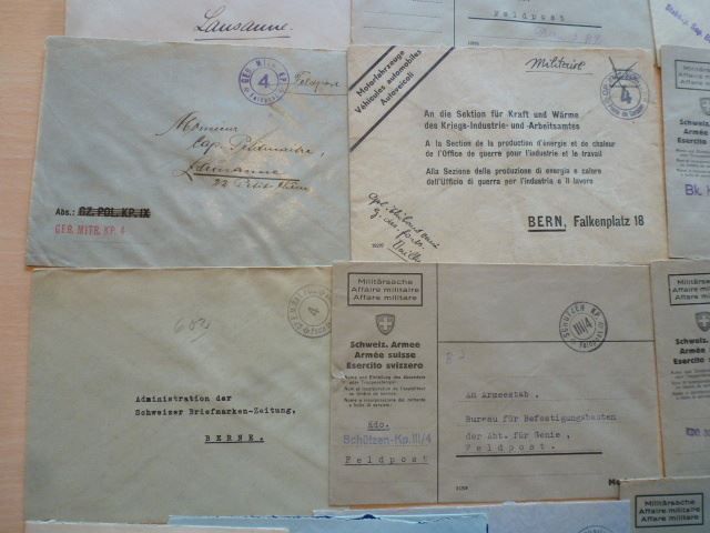 Tutti i francobolli: 21 Stück Feldpostbriefe Sonderstempel – Usato da Walkringen venduto da Casablanca777 3