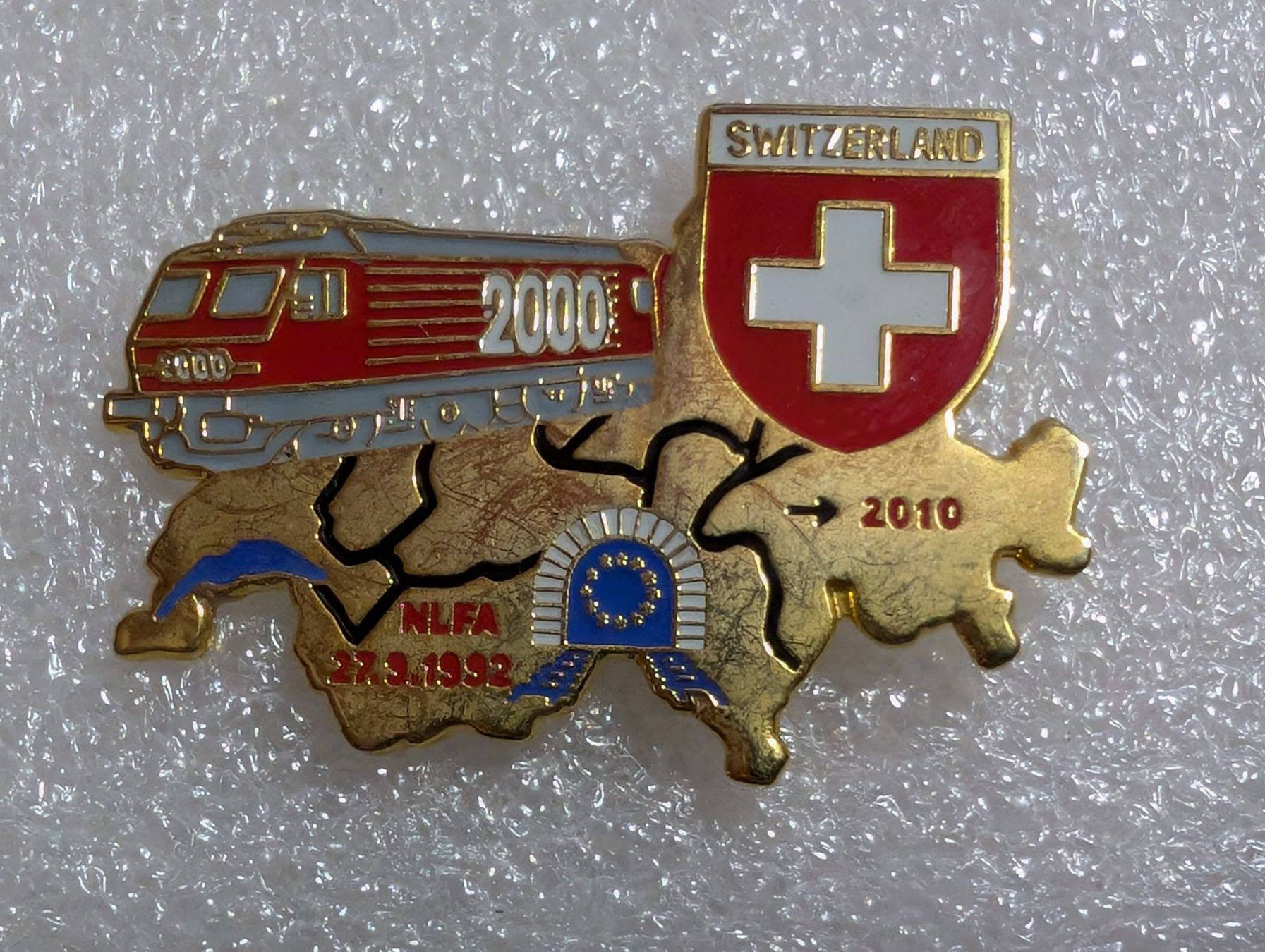 Plaquettes & Badges: Ansteckpin 247: Schweiz Eisenbahn – D'occasion à Oppligen par Pin-Fall-Shop