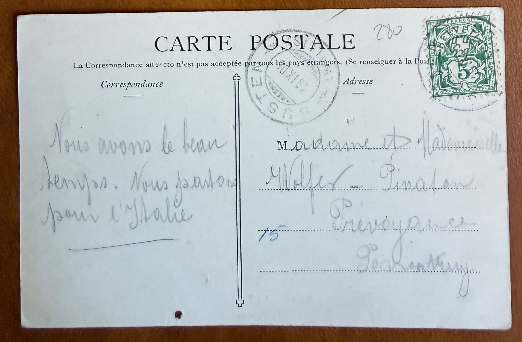 Cartes postales: Genève - Le théâtre - Animation 1906 – D'occasion à Lutry par Ediego 2
